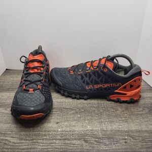 La Sportiva Bushido II Trail Running Shoe Sneaker Mens Size 9.5 Tiger Orange